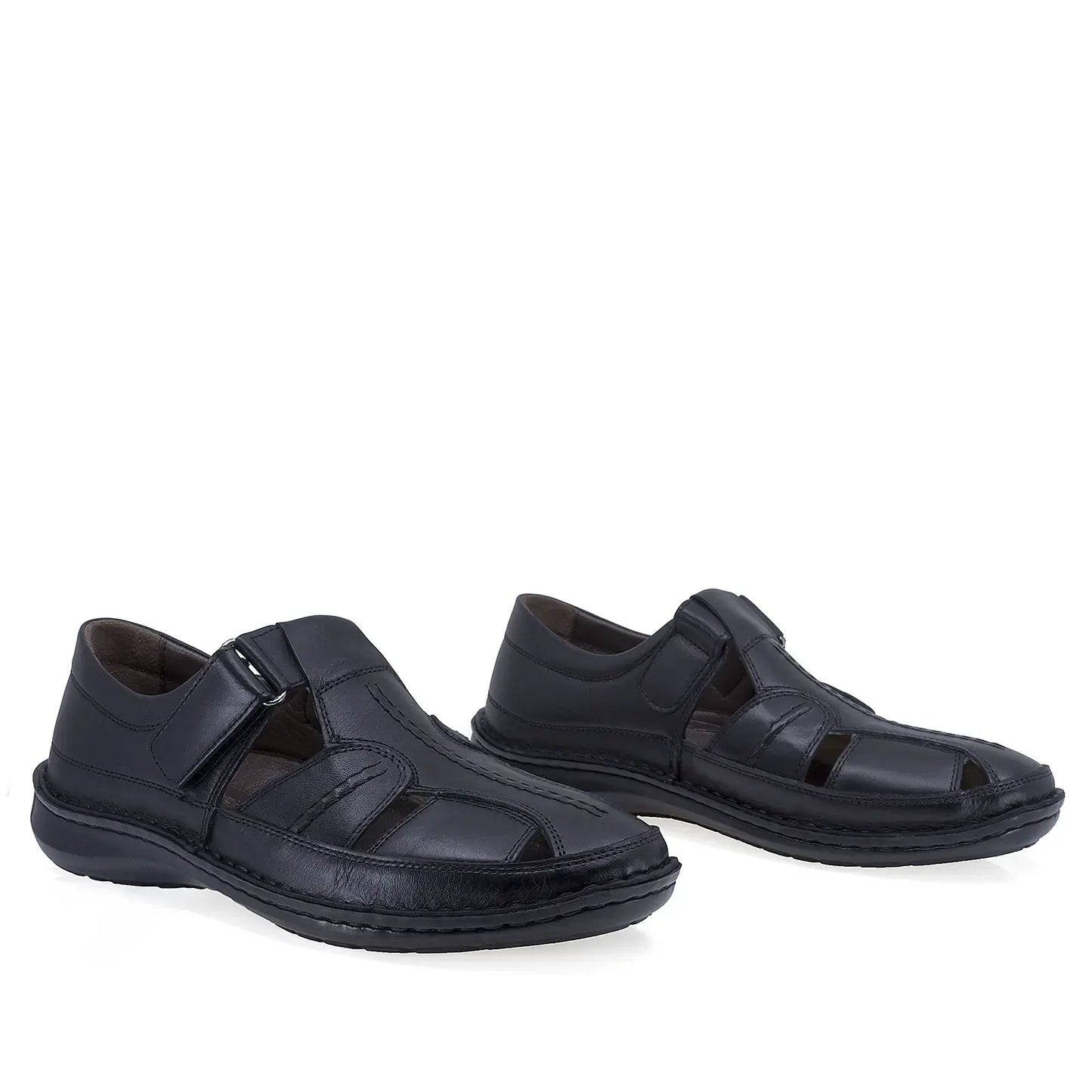 Pantofi barbati casual Goretti piele naturala B36-9991-107 negru