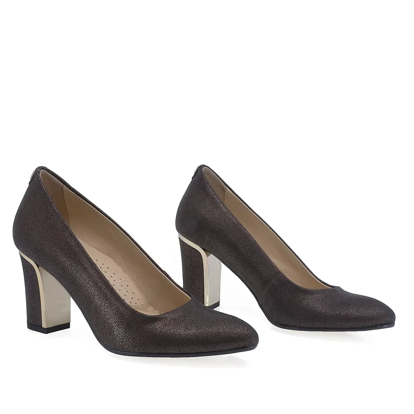 Pantofi dama eleganti Anna Viotti piele naturala D63-1198Z-105 maro