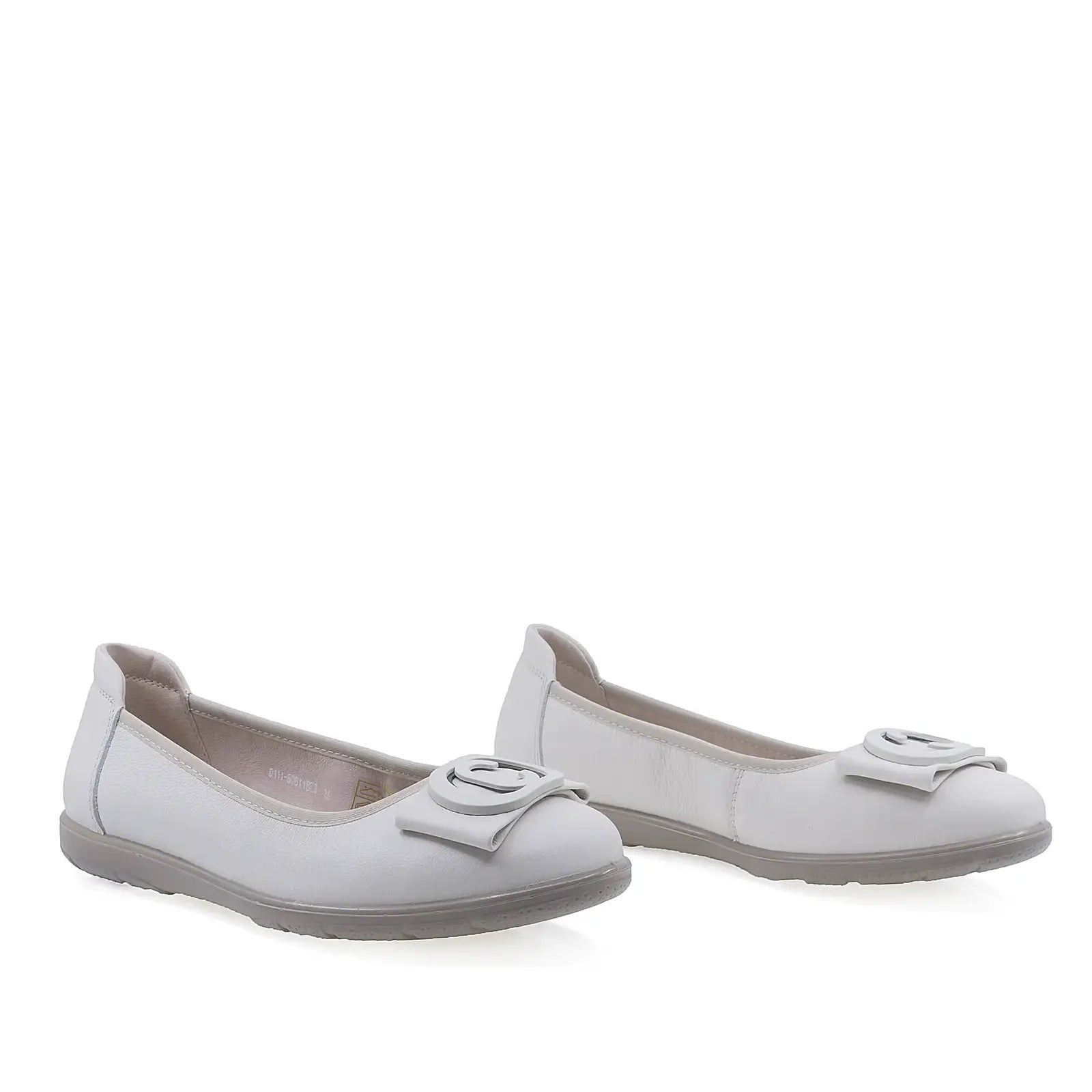 Balerini Dama  Anna Viotti Piele naturala D111-80811 bej