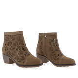Ghete Dama de vara Casual Anna Viotti Piele intoarsa D116-2600-01R camel