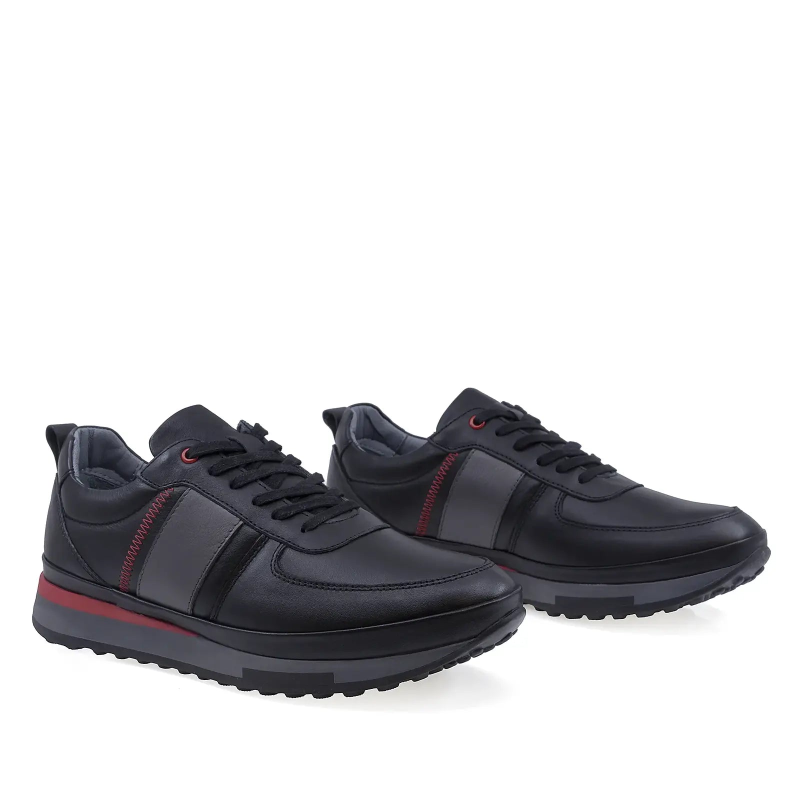 Pantofi barbati casual Goretti piele naturala B17-1311 negru