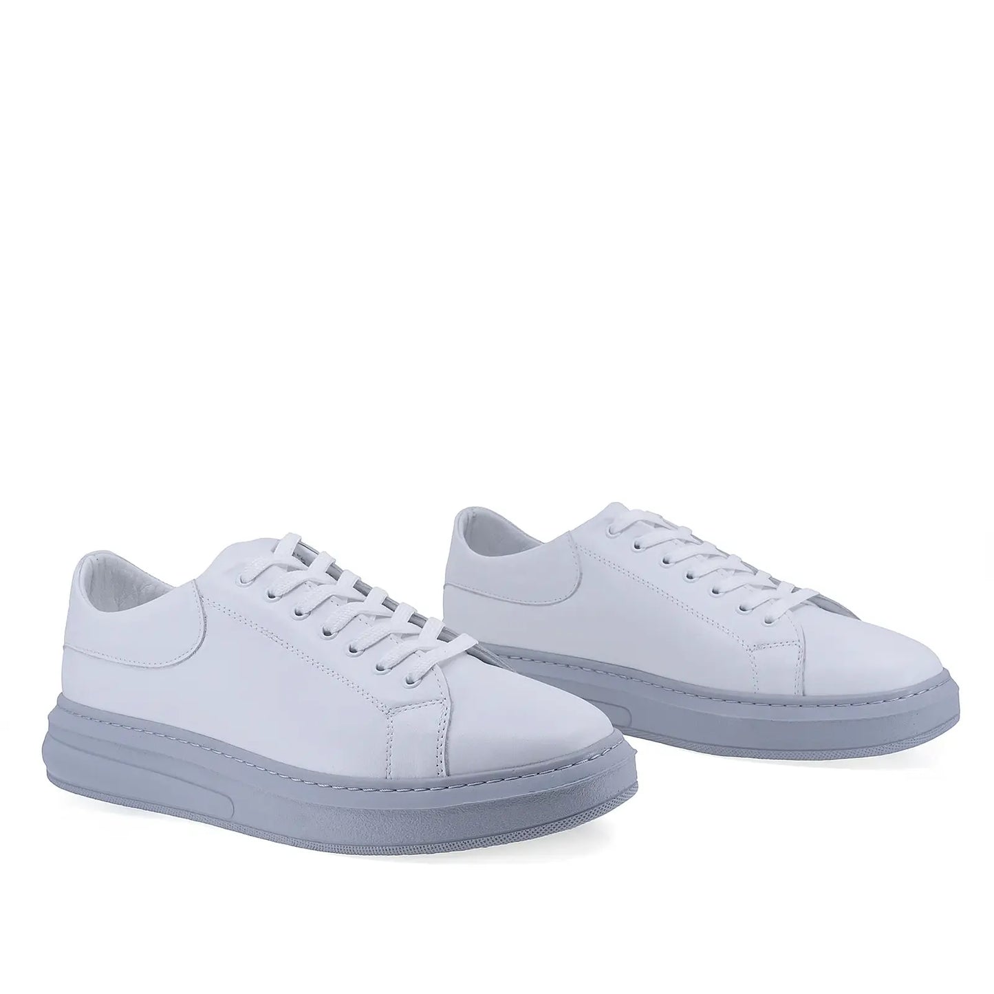 Pantofi barbati casual Goretti piele naturala B16-1450 alb