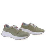 Pantofi Dama Casual Anna Viotti Piele naturala D16-703 verde