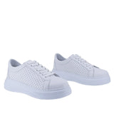 Pantofi Dama Casual Anna Viotti Piele naturala D16-415 alb