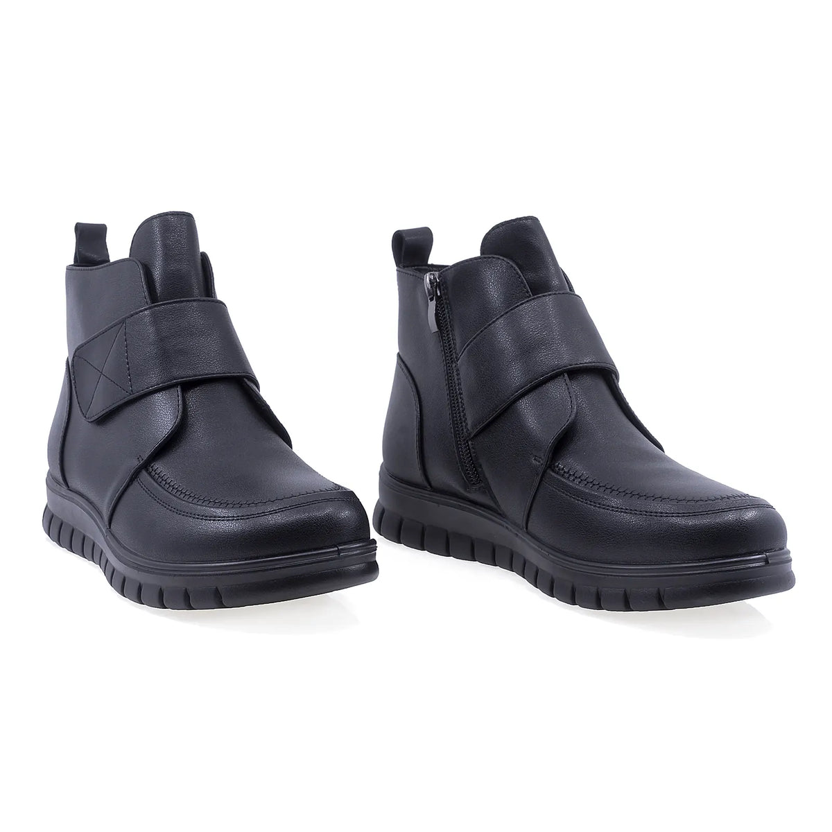 Ghete Dama Casual Anna Viotti Piele Naturala D111-MB220282 negre