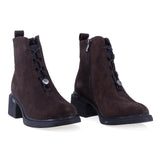 Ghete Dama Casual Anna Viotti Piele intoarsa D106-F11239-A602-2 maro