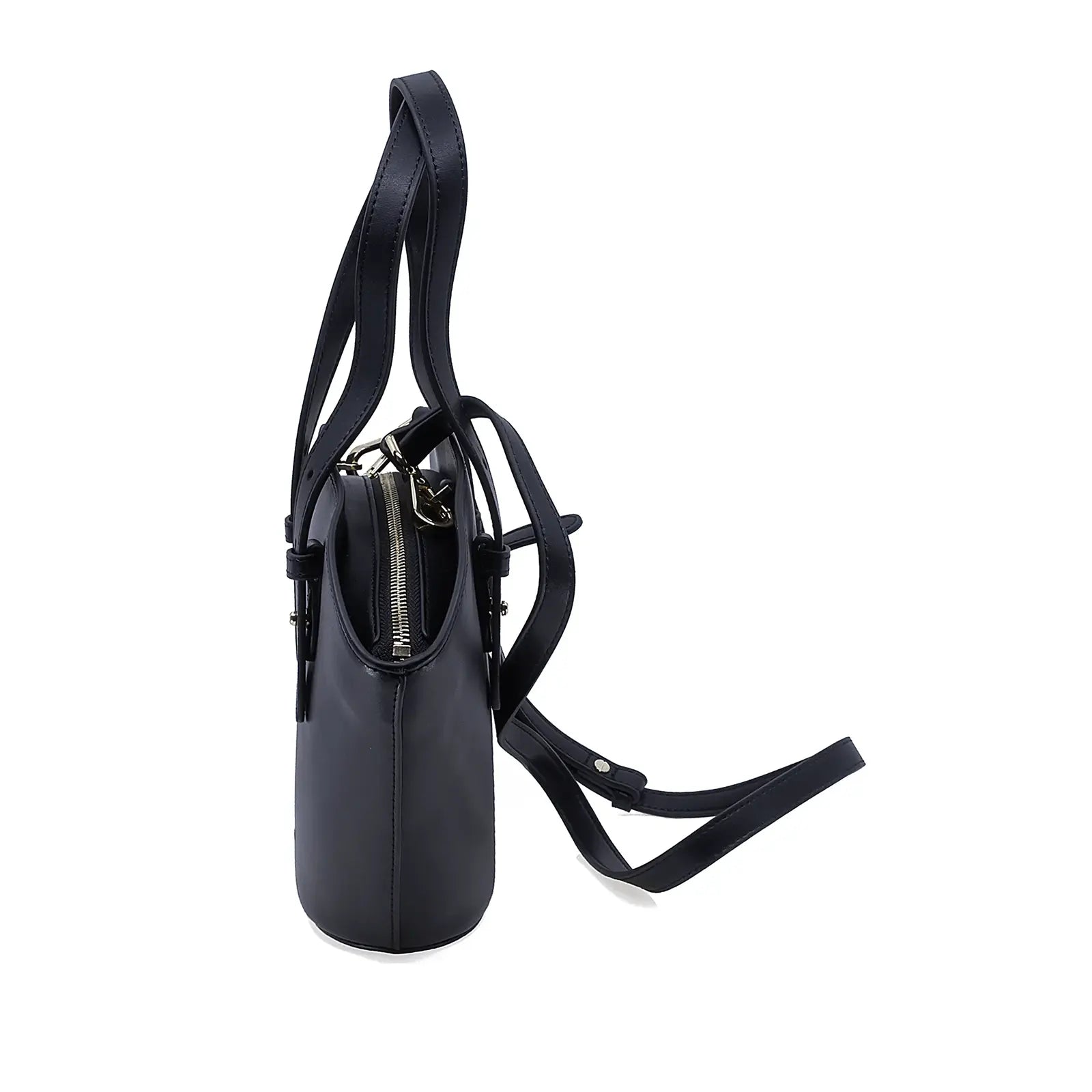 Geantă damă Anna Viotti piele naturala CS7489A005 neagra
