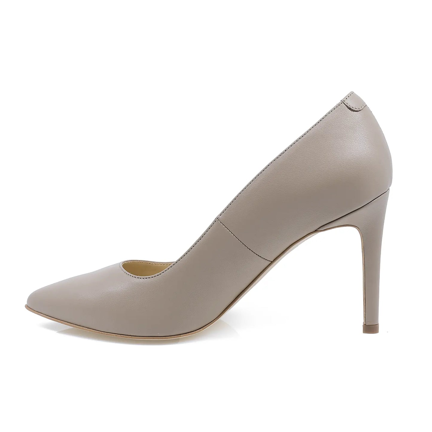 Pantofi dama eleganti Guban din piele naturala D1206 gri-2
