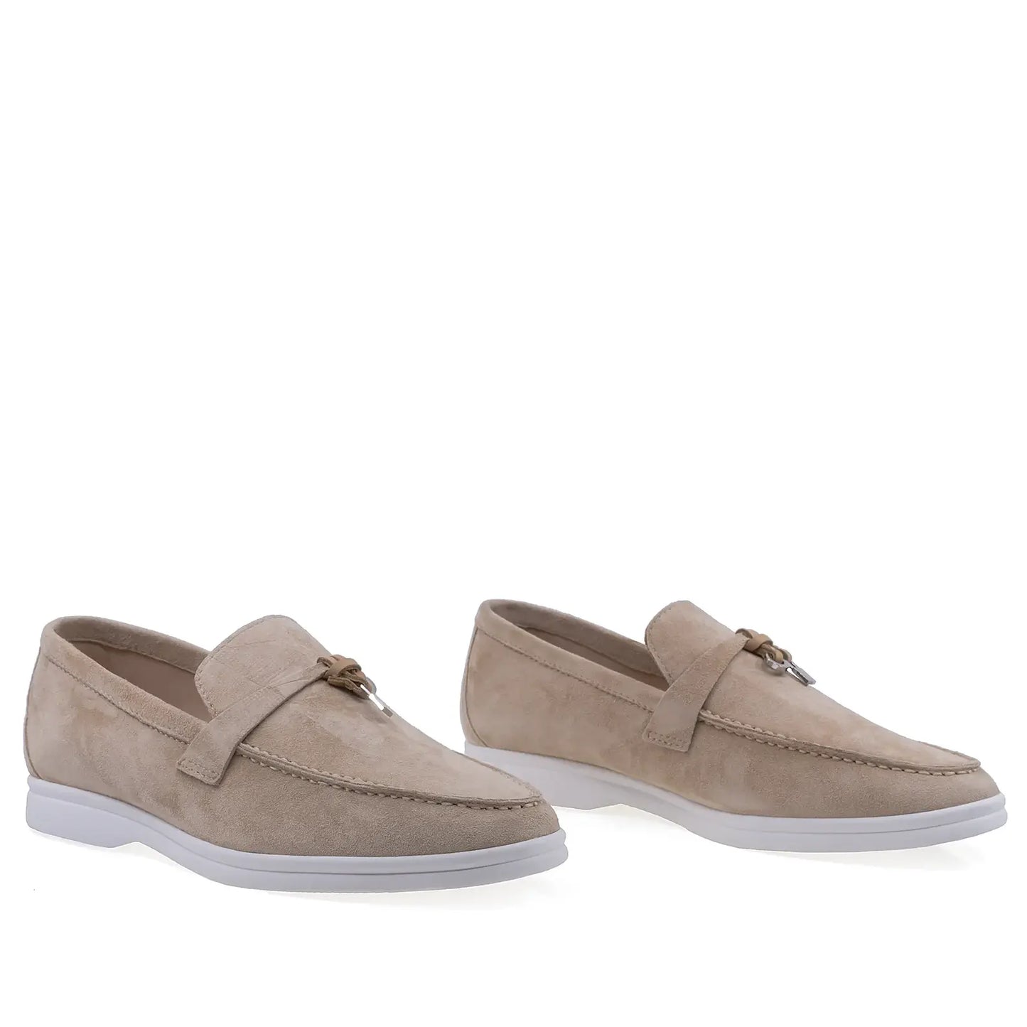 Pantofi Dama Casual Anna Viotti Piele intoarsa D102-LORO-D7 bej