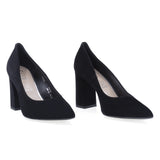Pantofi dama eleganti Sala piele intoarsa 9933 negri