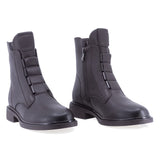 Ghete dama casual Sole piele naturala 02 maro