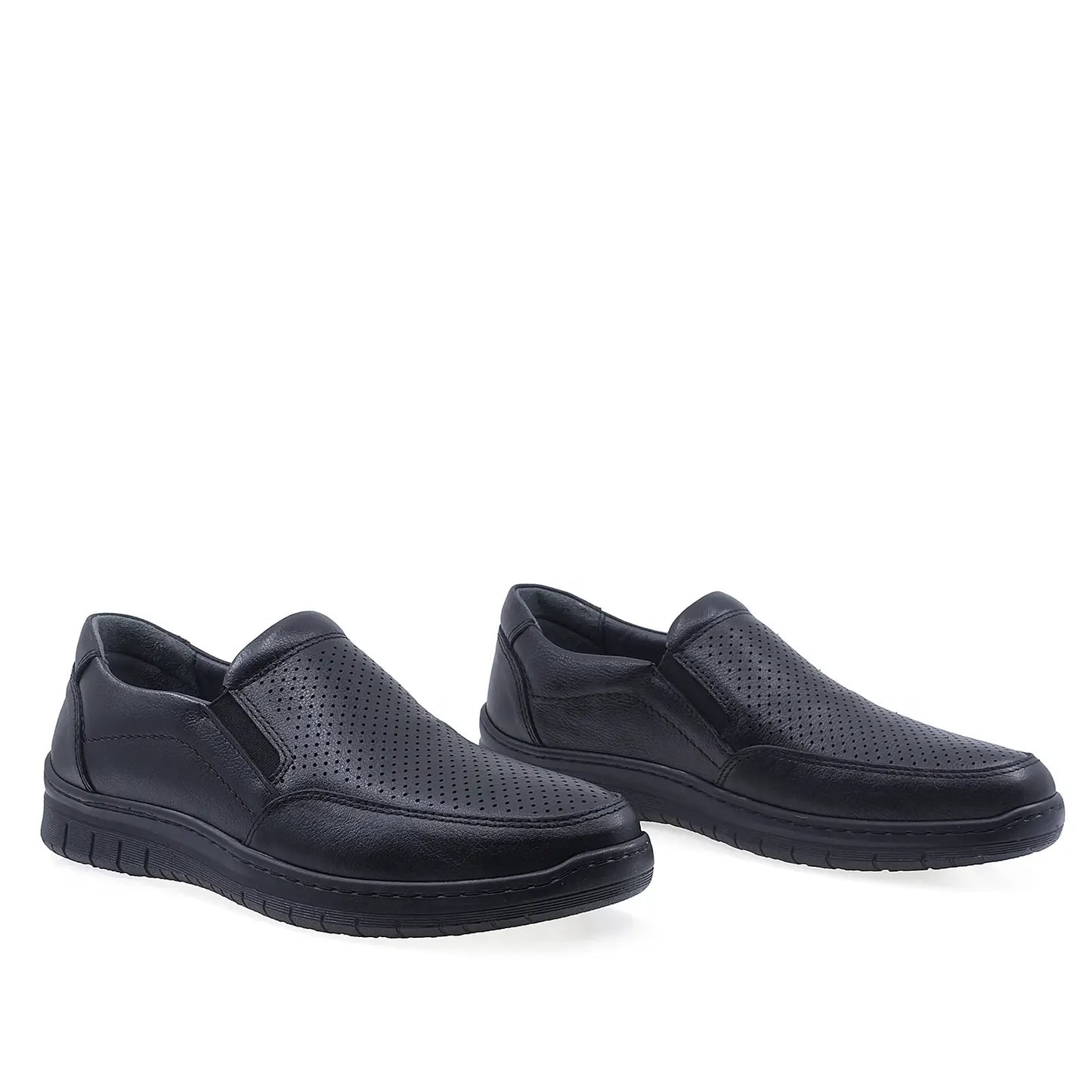 Pantofi barbati casual Goretti piele naturala B36-1656 negru