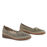 Pantofi Dama Casual Anna Viotti Piele naturala D27-04214 verde