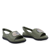 Sandale dama casual Anna Viotti piele naturala D30-217 verzi
