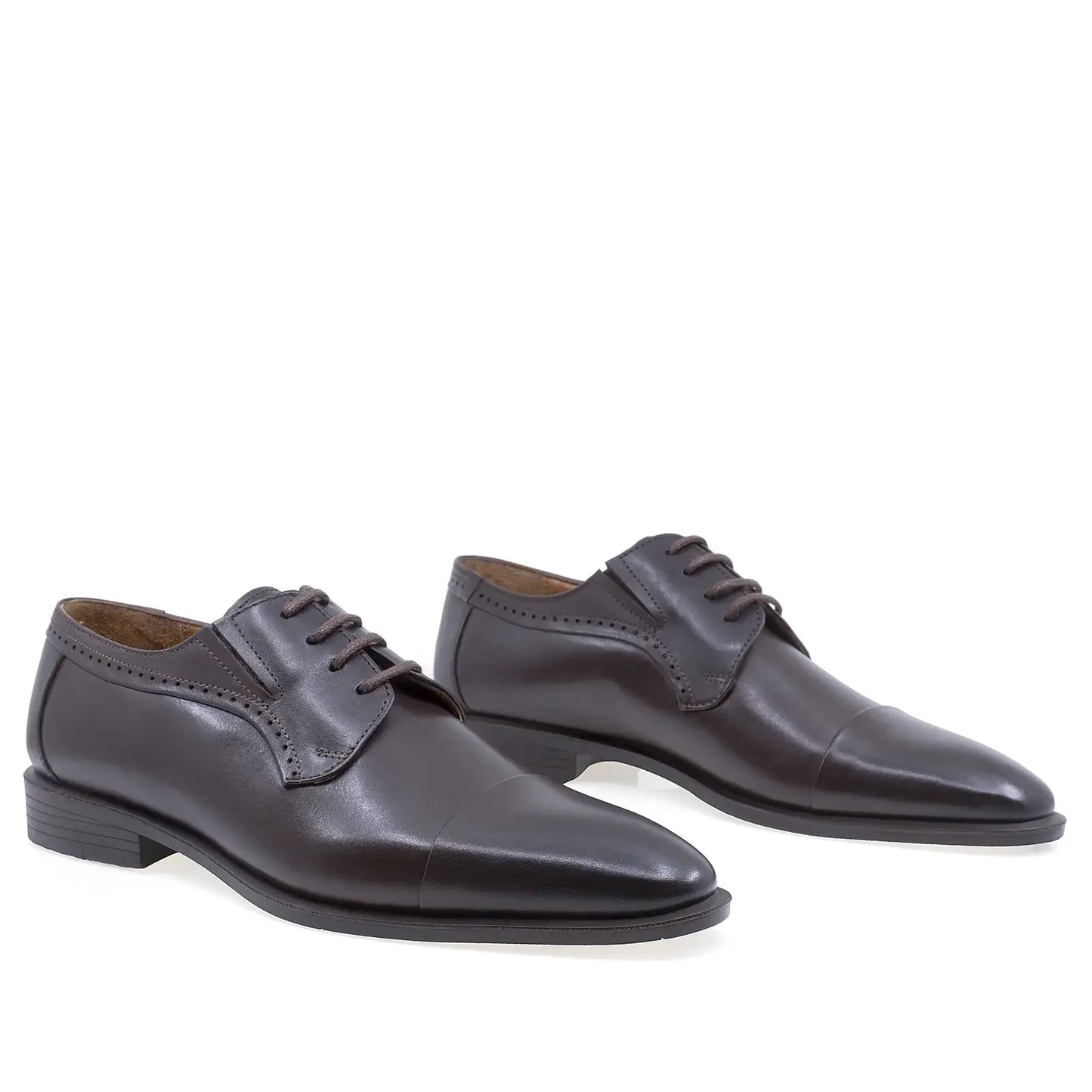 Pantofi barbati eleganti Goretti piele naturala B38-2-161 maro