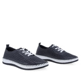 Pantofi Dama Casual Anna Viotti Piele naturala D74-405 negru
