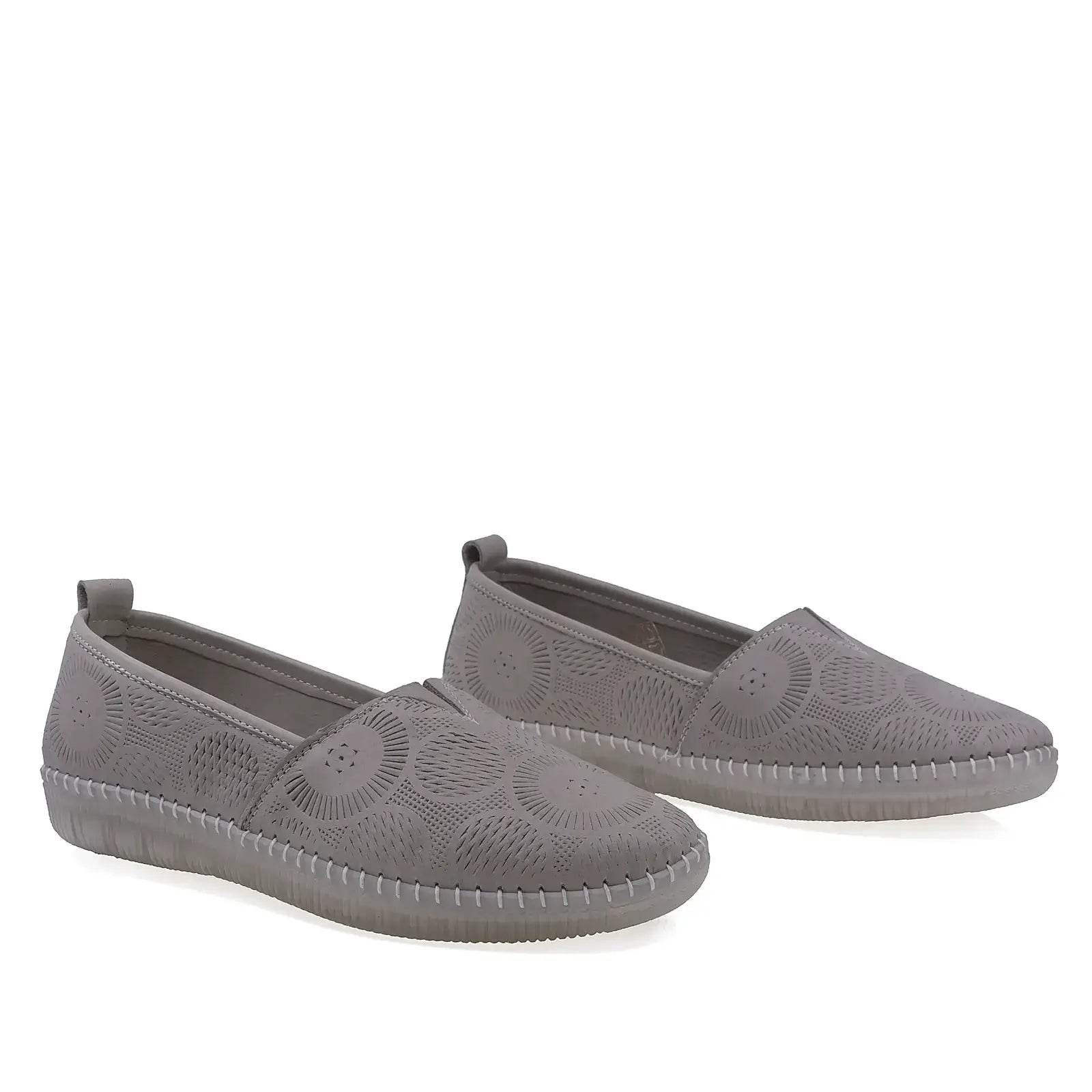 Pantofi Dama Casual Anna Viotti Piele naturala D43-07 gri