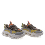 Pantofi dama sport Anna Viotti piele intoarsa D106-2 maro/multi