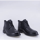 Ghete barbati casual Goretti piele naturala B111-HT6511 negre