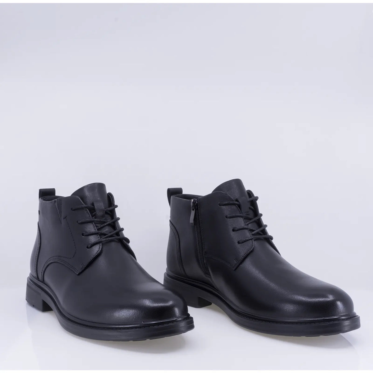 Ghete barbati casual Goretti piele naturala B111-HT6511 negre