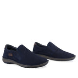 Pantofi barbati casual Goretti piele nabuc B36-9505-1 bleumarin