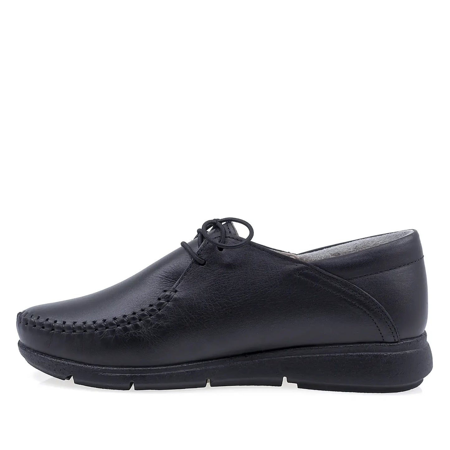 Pantofi Dama Casual Anna Viotti Piele naturala D25-42064 Negru