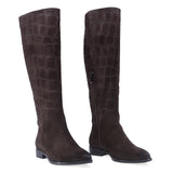 Cizme dama casual Kordel piele nabuc D3202 cioco