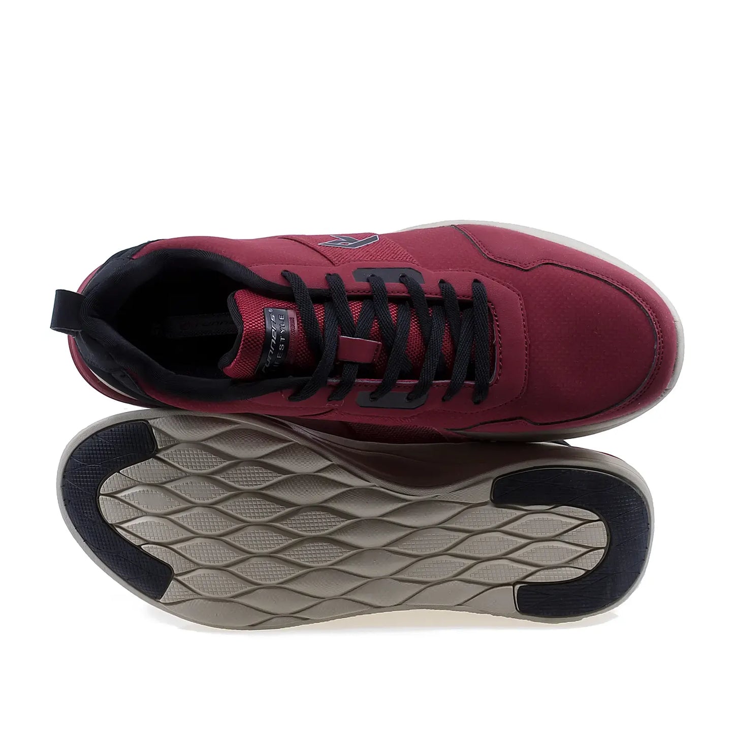 Pantofi Barbati sport poliuretan 192-005 rosii