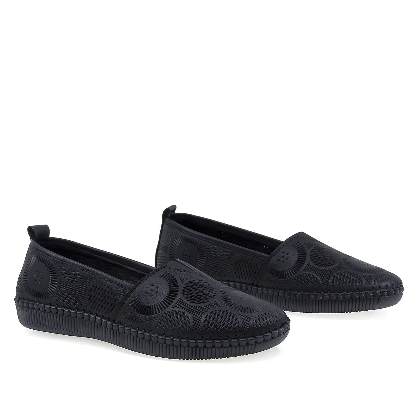 Pantofi Dama Casual Anna Viotti Piele naturala D43-07 negru