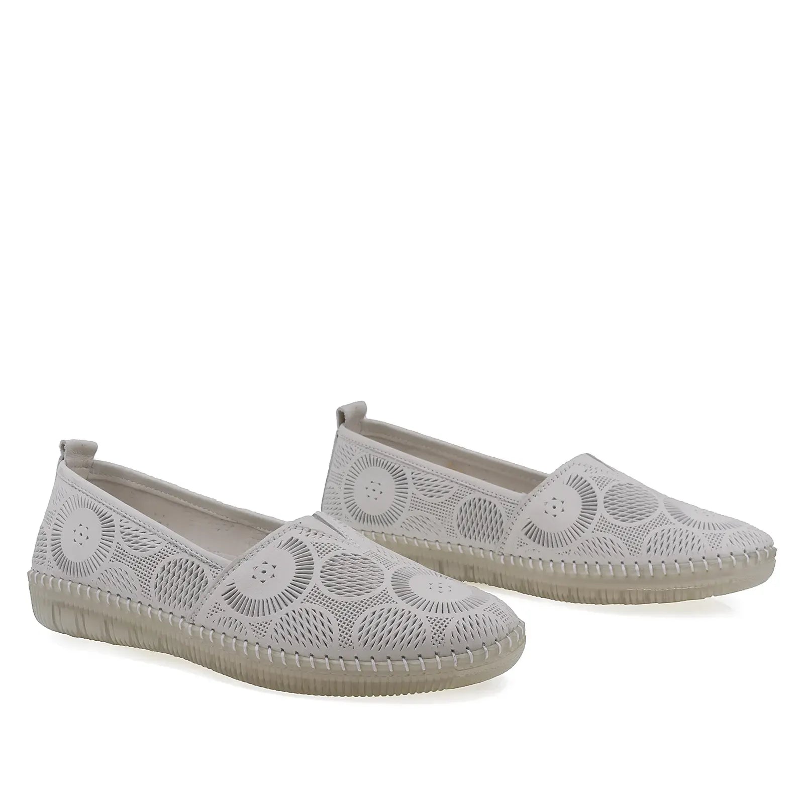 Pantofi Dama Casual Anna Viotti Piele naturala D43-07 bej