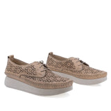 Pantofi Dama Casual Anna Viotti Piele naturala D43-83 bej