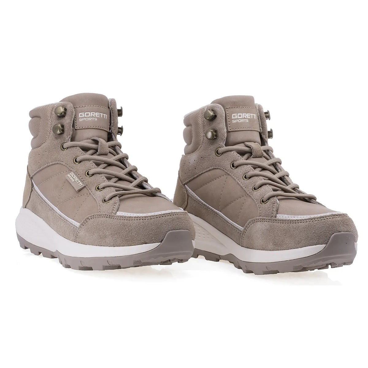 Ghete dama sport Goretti piele intoarsa D110-24W8776 bej