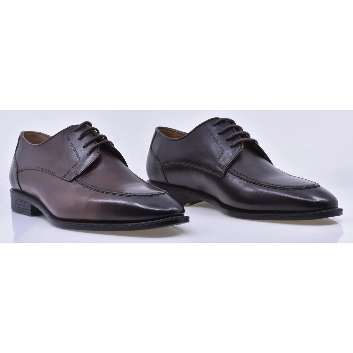 Pantofi barbati eleganti Goretti piele naturala B38-2-133 maro