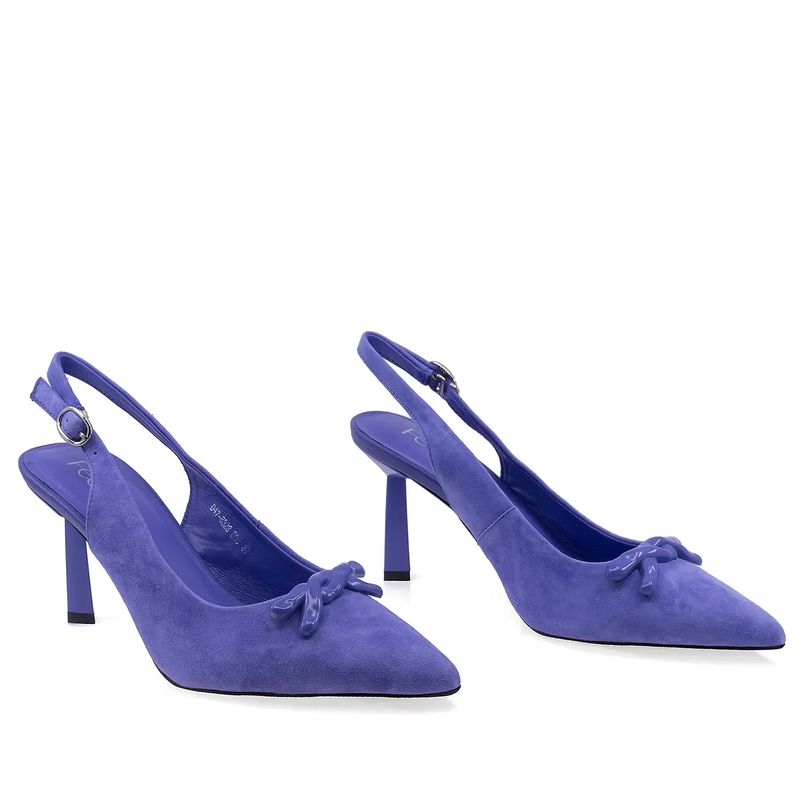 Pantofi dama eleganti Feeling piele intoarsa D47-8328 mov