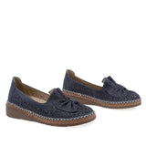 Pantofi Dama Casual Anna Viotti Piele naturala D27-04158 bleumarin