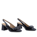 Pantofi dama eleganti Anna Viotti piele lacuita D105-6290P-J395-YT02 negru