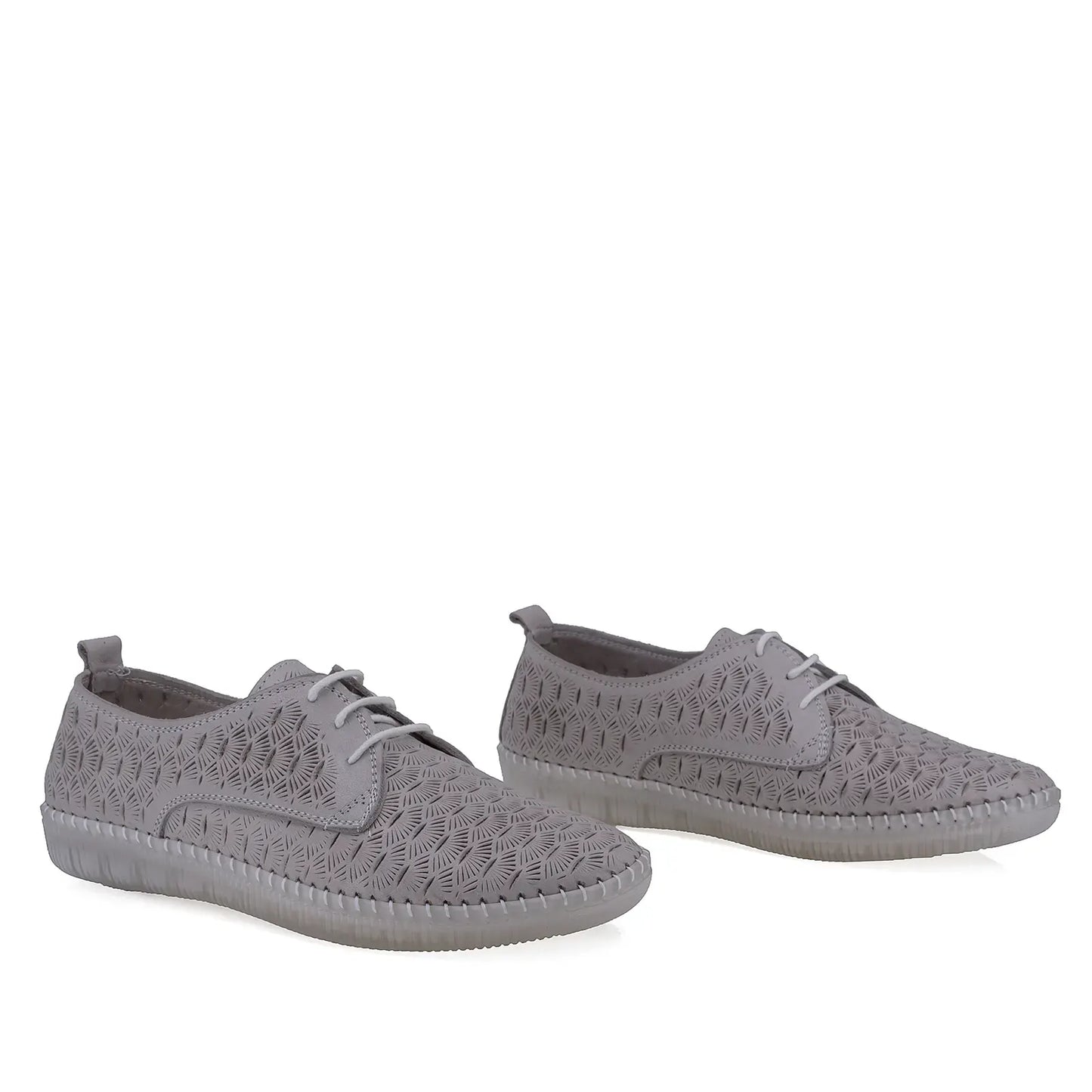 Pantofi Dama Casual Anna Viotti Piele naturala D43-03 gri