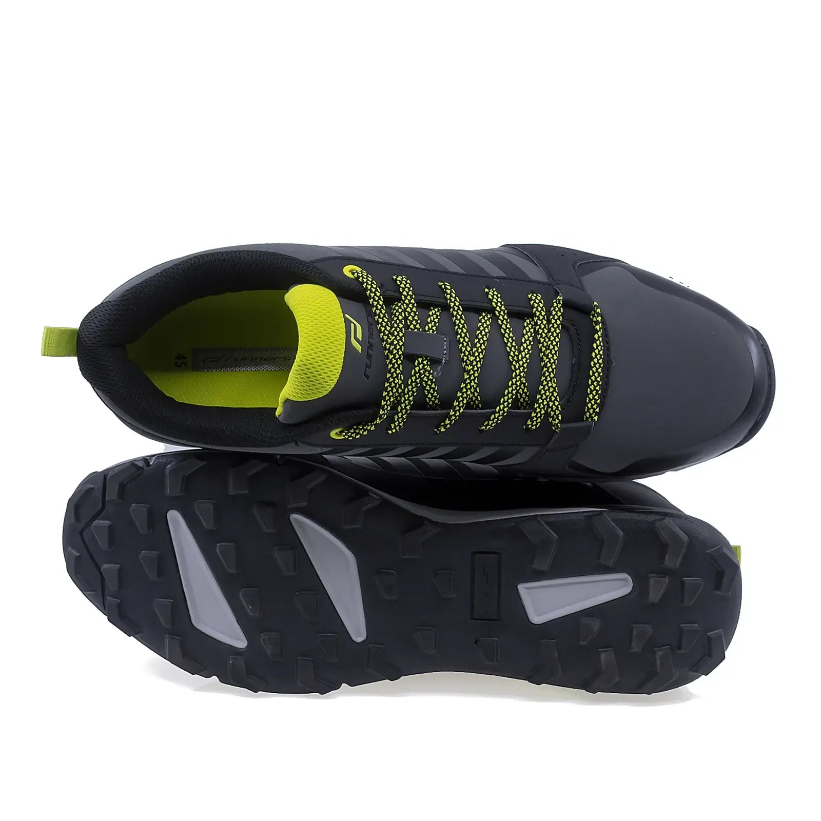 Pantofi Barbati sport poliuretan 182-2404 negru/gri