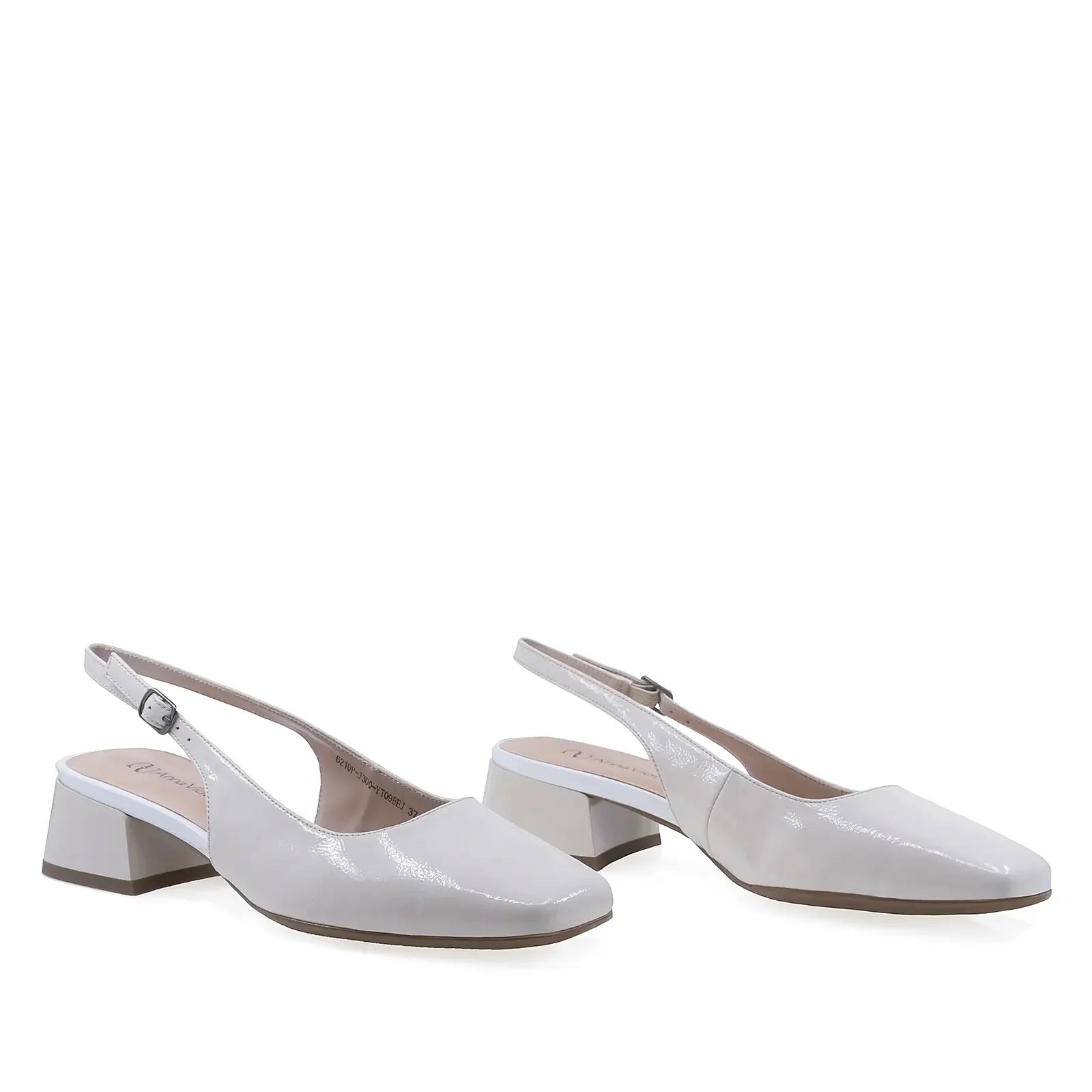 Pantofi dama eleganti Anna Viotti piele lacuita D105-6210P-J300-YT09 bej