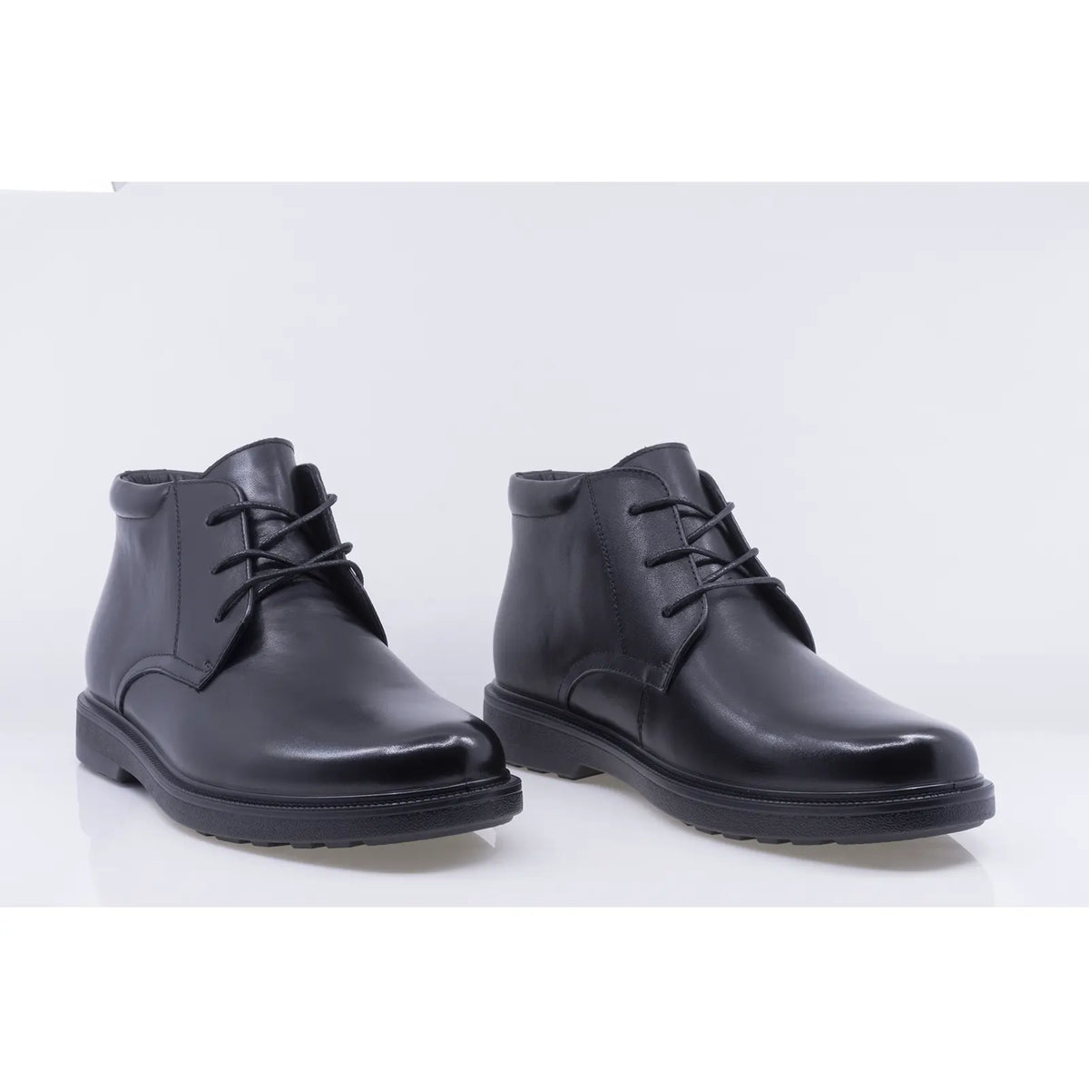 Ghete barbati casual Goretti piele naturala B111-BJ180510 negre