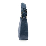 Geantă damă Anna Viotti piele naturala CS8136-001 albastra