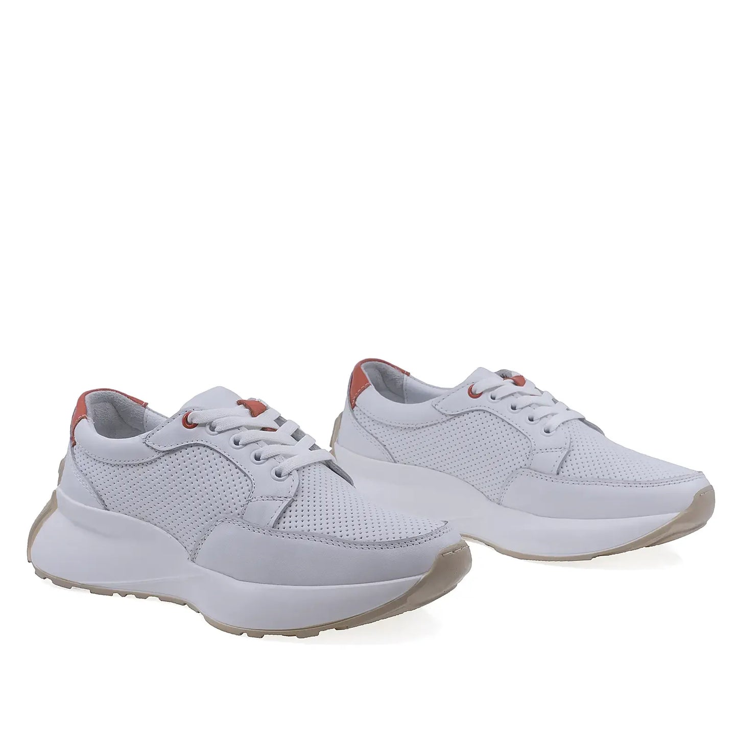 Pantofi Dama Casual Anna Viotti Piele naturala D16-703 alb