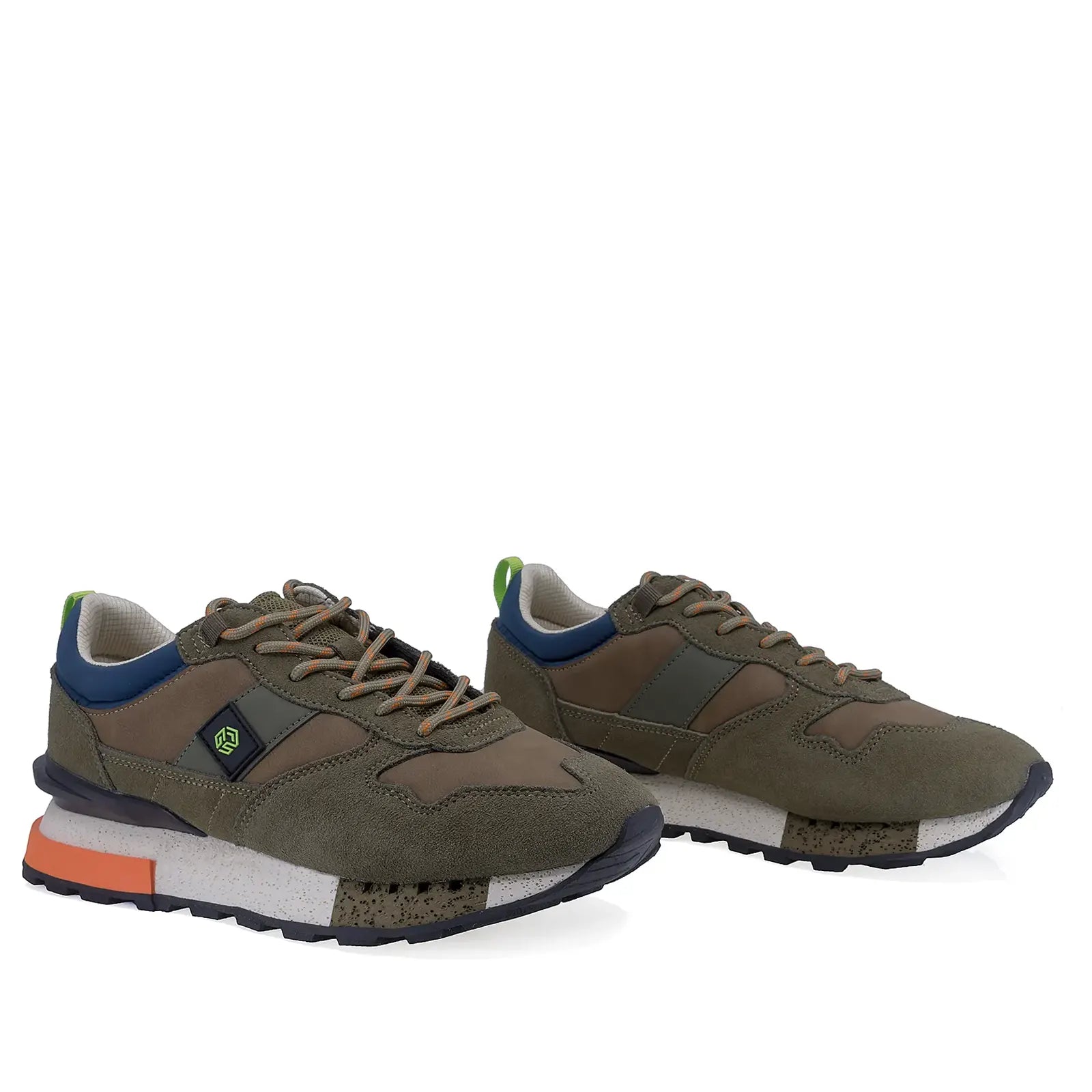 Pantofi barbati sport piele intoarsa Goretti B110-2024-23M854 kaki