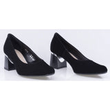 Pantofi dama eleganti Sala piele intoarsa 20932 negri