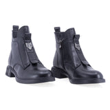 Ghete dama casual Sole piele naturala 07 negre