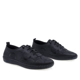 Pantofi Dama Casual Anna Viotti Piele naturala D43-01 negru