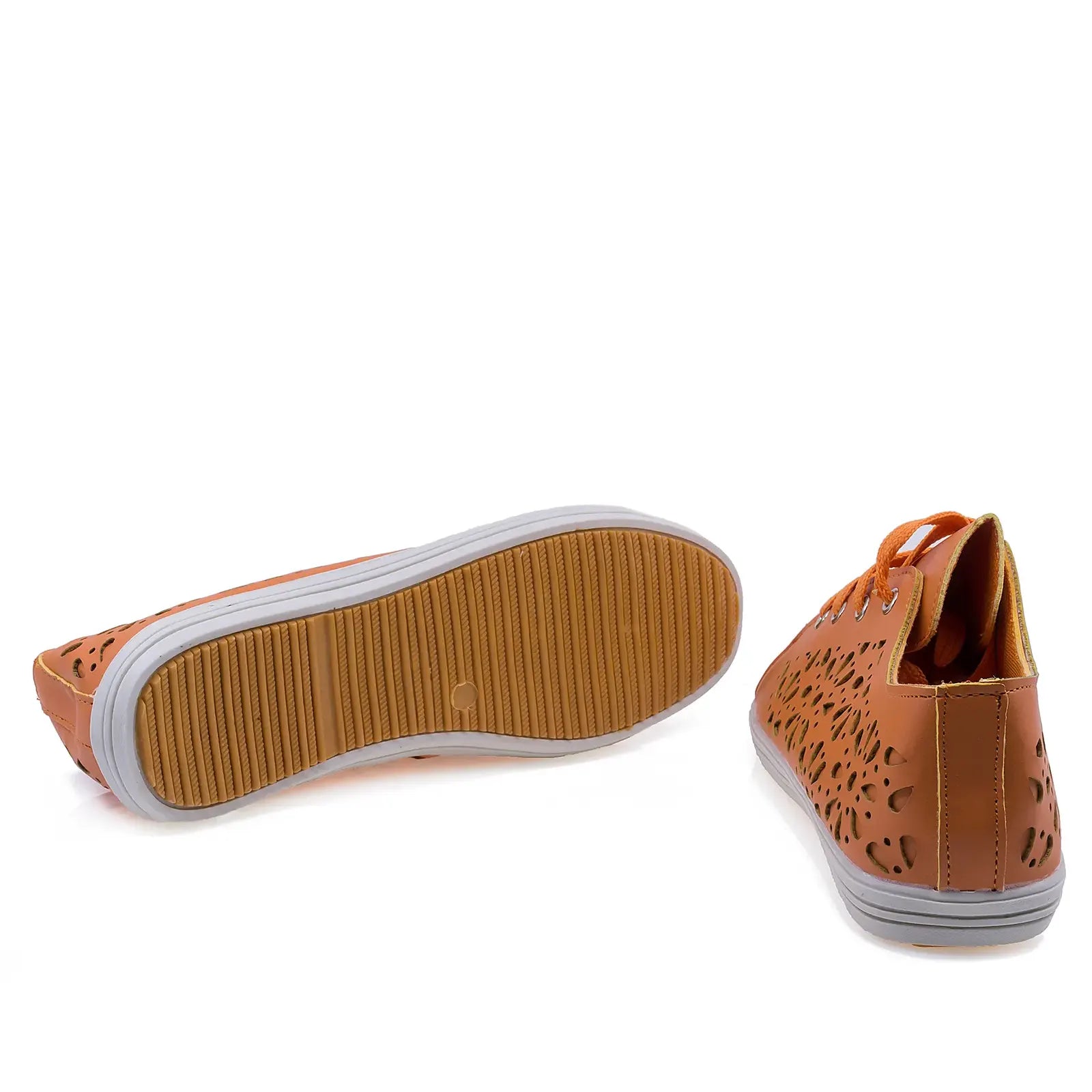 Pantofi dama casual poliuretan Venca orange