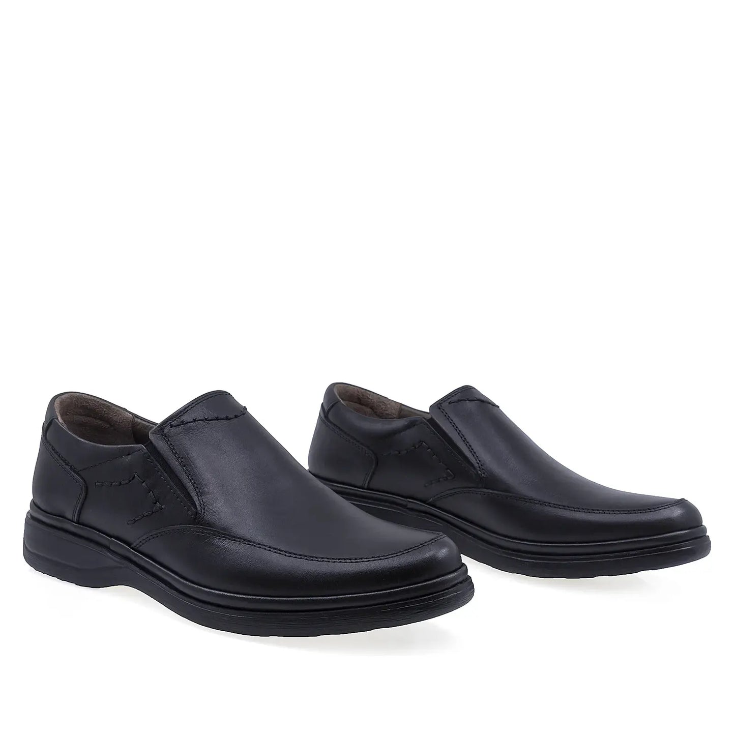 Pantofi barbati casual Goretti piele naturala B25-32093 negru