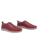 Pantofi Dama Casual Anna Viotti Piele naturala D74-6019 rosu