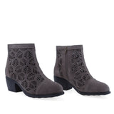Ghete Dama de vara Casual Anna Viotti Piele intoarsa D116-2600-01R gri